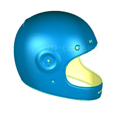 摩托车头盔三维扫描逆向设计